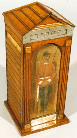 Letter Box, wood, 4 DLI, 1891