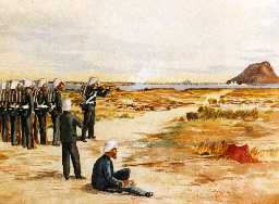 Watercolour, 68th Light Infantry, New Zealand, 1865