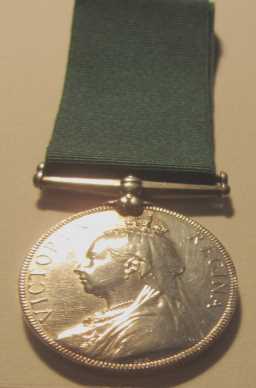 Volunteer Long Service Medal - 780 PTE. R. WEARS. 5/V:B: DUH: