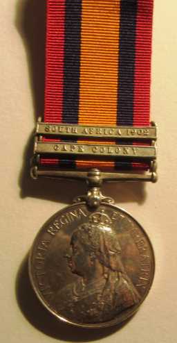 Queen's South Africa (1899-02) - 6581 PTE J. FRASOR. DURHAM L.I