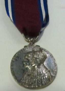 Silver Jubilee Medal (1935) - LT. COL. F.R. SIMPSON. (UNNAME