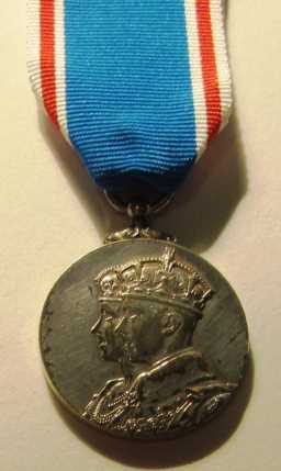 Coronation Medal (1937) - LT. COL. F.R. SIMPSON. (UNNAME