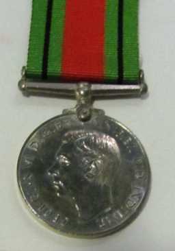 Defence Medal (1939-45) - MAJOR J. ENGLISH. (UNNAMED)