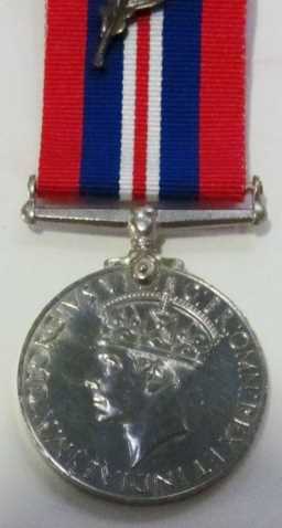 British War Medal (1939-45) - MAJOR W. ROBINSON. (UNNAMED)