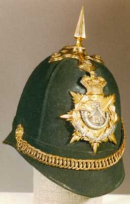 Officer's Full Dress Helmet, 106th Light Infantry, 1878-1881