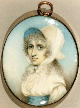 Miniature, Mrs James O'Callaghan, c1800