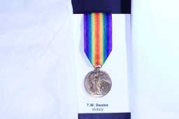 Victory Medal (1914-18) - 27216 PTE. T.W. SWALES. DURH.L