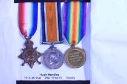 British War Medal (1914-20) - 14082. PTE. H. HANDLEY. DURH.L