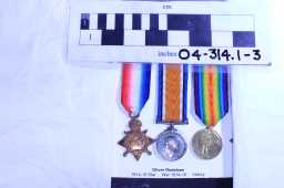 1914-15 Star - 24554 PTE O. REDSHAW. DURH.L.I