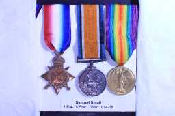 Victory Medal (1914-18) - 19854 SJT. S. SMALL. DURH.L.I.