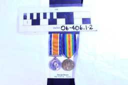 British War Medal (1914-20) - 8-4154 PTE. G.BROWN. DURH.L.I.