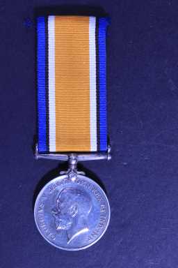 British War Medal (1914-20) - 38537 PTE. J. HALL. DURH. L.I.