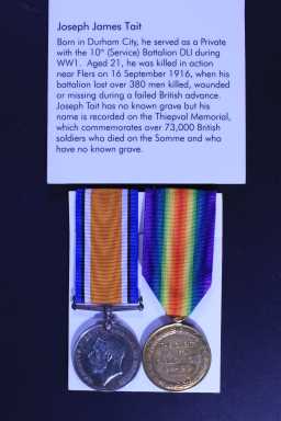 British War Medal (1914-20) - 30071 PTE. J.J. TAIT. DURH.L.I