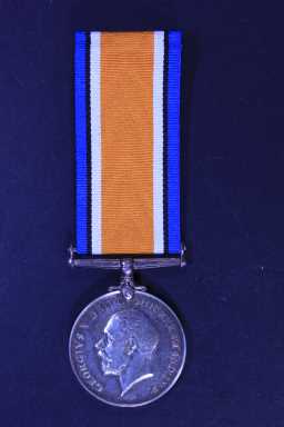 British War Medal (1914-20) - 81225 PTE. W.S. BURN. DURH. L.