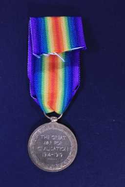 Victory Medal (1914-18) - 81225 PTE. W.S. BURN DURH L.I.