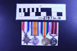 British War Medal (1914-20) - 2660 SJT. N. SAXON. DURH.L.I.