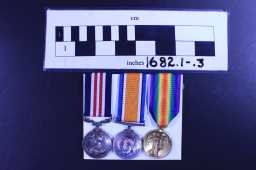 British War Medal (1914-20) - 2543 SJT. L.A. BITTLESTONE. DU