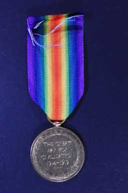 Victory Medal (1914-18) - 2543 SJT. L.A. BITTLESTONE. DU