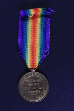 Victory Medal (1914-18) - 13971 PTE. E. HERBERTSON. DURH