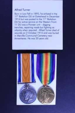 Victory Medal (1914-18) - 22536 PTE. A. TURNER. D. L.I