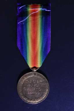 Victory Medal (1914-18) - 21908 SJT. J. KIRKUP. DURH.L.I