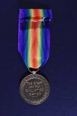 Victory Medal (1914-18) - 22-1014 SJT. J.T. WOODRUFF. 