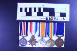 Victory Medal (1914-18) - 17190 SJT. R. BOAGEY. D.L.I