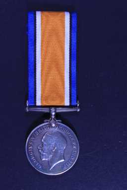 British War Medal (1914-20) - 8-6093 W.O.CL.2. J. HUGHES. DU