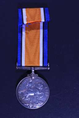 British War Medal (1914-20) - 8-6093 W.O.CL.2. J. HUGHES. DU