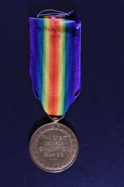 Victory Medal (1914-18) - 8-6093 W.O.CL.2. J. HUGHES. DU