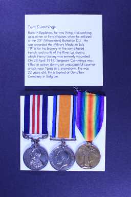 British War Medal (1914-20) - 20-613 SJT. T. CUMMINGS. DURH.