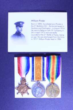 Victory Medal (1914-18) - 5-2367 PTE. W. PINDER. DURH.L.