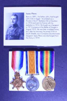 Victory Medal (1914-18) - 10963 SJT. I. PLEWS. D.L.I.