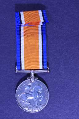 British War Medal (1914-20) - 14823  PTE. T. WAISTELL. DURH: