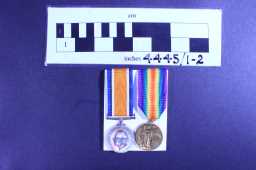 British War Medal (1914-20) - 36145 PTE. A.J. BOURNE. DURH.L