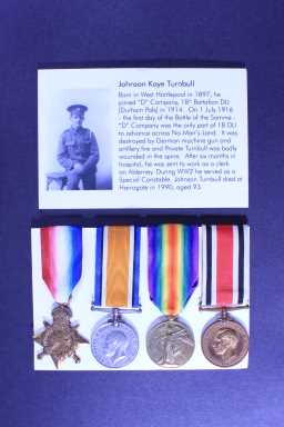 Victory Medal (1914-18) - 18-876 PTE. J.K. TURNBULL. DUR