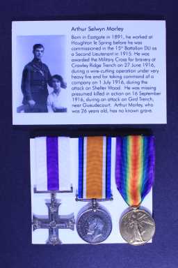 Military Cross - 2/LT. A.S. MORLEY (UNNAMED)