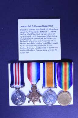 British War Medal (1914-20) - 9-1279 PTE J. BELL. DURH. L.I.