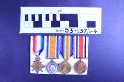 1914-15 Star - 2281 PTE. J.J. AITCHISON DURH.