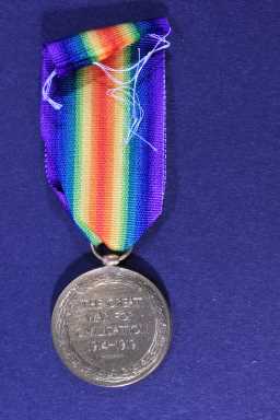 Victory Medal (1914-18) - 22-407 PTE. W. GLENDINNING. DU