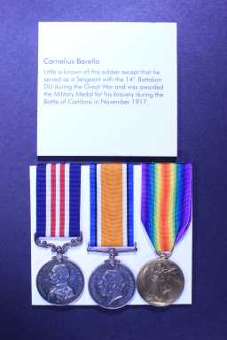 British War Medal (1914-20) - 3-9287 SJT. C. BARELLA. DURH.L