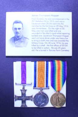 British War Medal (1914-20) - LIEUT. J. THOMPSON-HOPPER