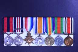 Victory Medal (1914-18) - 17750 SJT. M. BROUGH. DURH.L.I