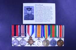 British War Medal (1914-20) - 17750 SJT. M. BROUGH. DURH.L.I