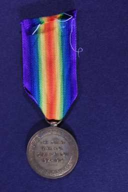 Victory Medal (1914-18) - 17750 SJT. M. BROUGH. DURH.L.I