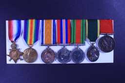 British War Medal (1939-45) - SGT J.W. HOLLAND (UNNAMED)
