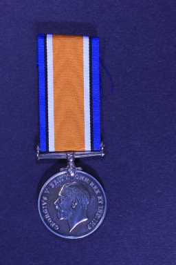 British War Medal (1914-20) - 2612 PTE. J.W. HOLLAND. D.L.I