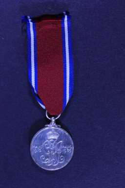 Silver Jubilee Medal (1935) - 4435462 W.O.CL.II. J.R. DYER. 
