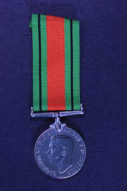 Defence Medal (1939-45) - (4447125 PTE) J.B. MCROY (UNNA