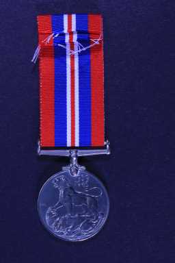 British War Medal (1939-45) - (4447125 PTE) J.B. MCROY (UNNA